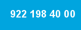 922 198 40 00